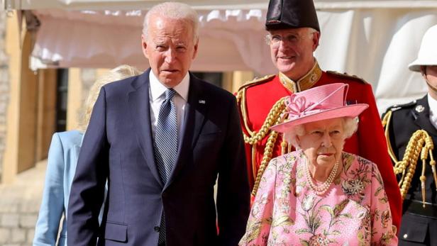 U.S. President Biden and first lady meet Britain's Queen Elizabeth at Windsor Castle