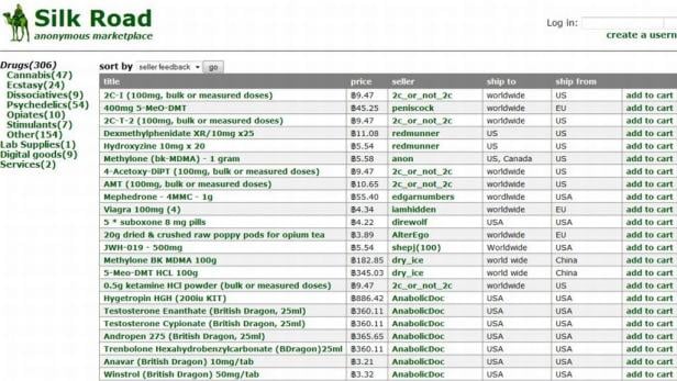 Silk Road 2.0 blieb großteils dem Design der ersten Version (hier abgebildet) treu