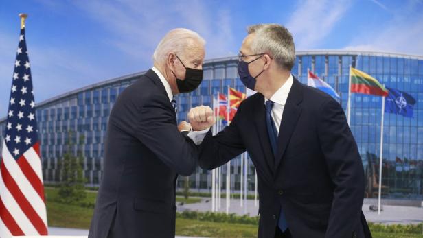 US-Präsident Biden mit NATO-Generalsekretär Stoltenberg