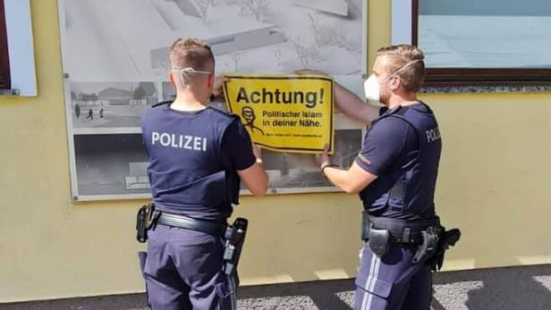 Islam-Landkarte: Nach "Warnschild" in Graz Verdächtige ausgeforscht