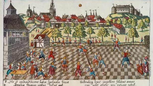 Historisch: Gemälde belegen Europas frühe Fußball-Leidenschaft