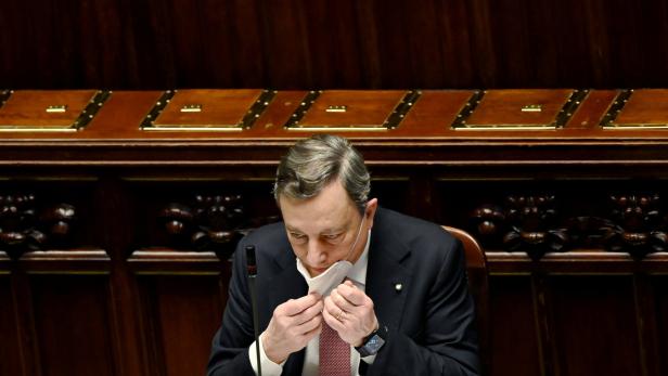 Premier Mario Draghi bekennt inzwischen Kommunikationsprobleme zur Impfkampagne