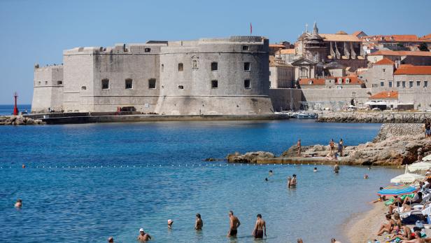 Der Banje Strand von Dubrovnik