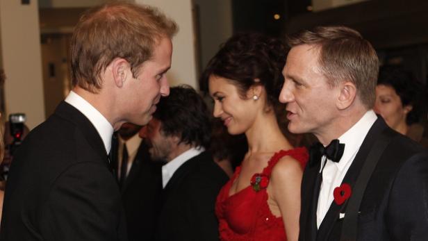 Prince William und Daniel Craig bei der Weltpremiere von &quot;Quantum of Solace&quot; (2008)