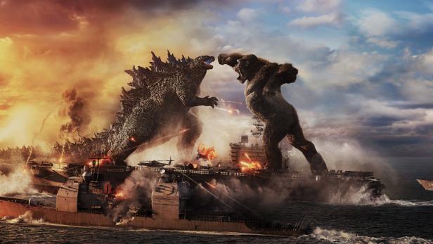 Riesenechse gegen Riesenaffe: „Godzilla vs. Kong“ ab Freitag im Kino