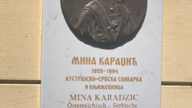 Serbische Schriftstellerin Mina Karadžić bekam eine Gedenktafel in Wien