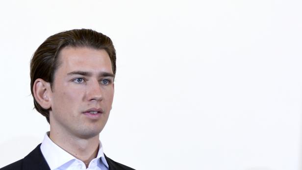 Porträt des österreichischen Politikers Sebastian Kurz.