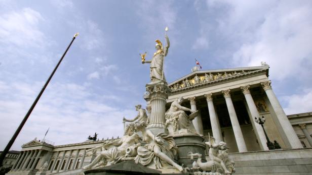 Wiener Parlament wird zur Gefahrenzone