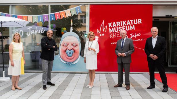 Feier der satirischen Kunst in Krems