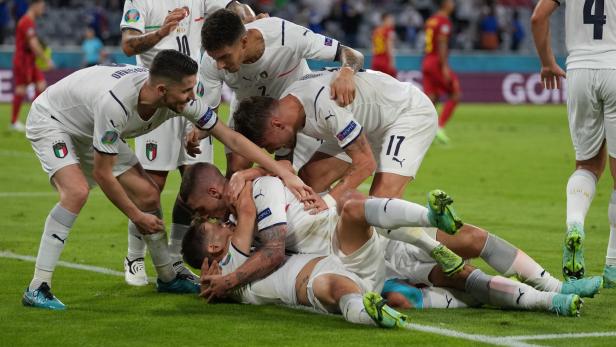 2:1-Sieg im Viertelfinal-Kracher: Italien nimmt die Hürde Belgien