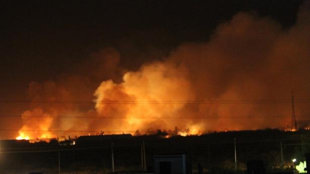 SUDAN FIRE KHARTOUM Der Unfall und die Explosion ereigneten sich zwischen der Hauptstadt Juba und Maridi.