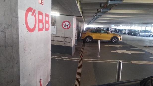 Kameraauge gegen Fremdparker in ÖBB-Parkdecks