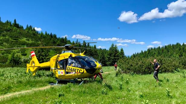 Dramatischer Einsatz auf der Rax: Wanderer erlitt Herzinfarkt