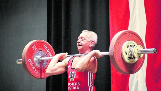 Johann Anglberger stemmt im Training bis zu 9.000 kg