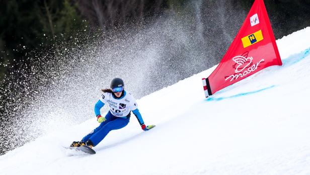 Snowboardstar Julia Dujmovits war 2018 am Ötscher am Start
