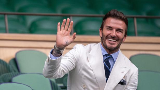 David Beckham überrascht sich und seine Söhne mit neuer Haarfarbe