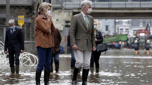 Belgisches Königspaar bedankt sich bei Feuerwehr NÖ für Hochwassereinsatz