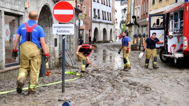 Nach der Sturzflut in Hallein: "Die Situation war dramatisch"