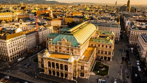Wiener Innenstadt von oben
