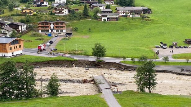 Tirol: Über 80 Wanderer wurden nach Hochwasser geborgen