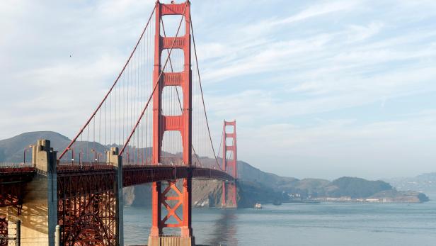 FILE PHOTO: A view of the Golden Gate Bridge in San Francisco
