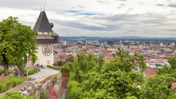 Clock Tower in Graz