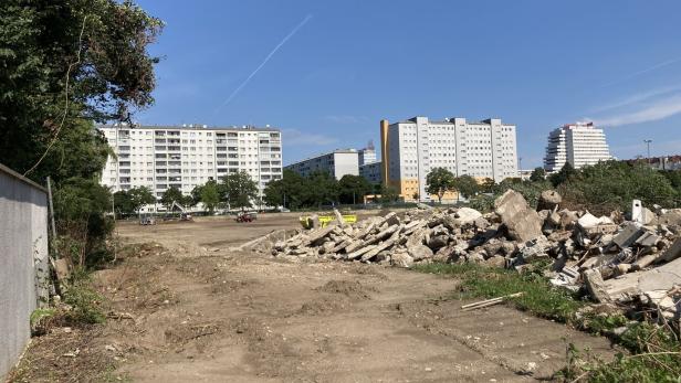 Bagger statt Bälle: Umbau von Trainingszentrum der Vienna voll im Gange
