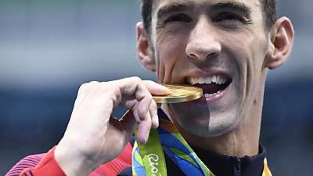 Michael Phelps sammelt weiter fleißig Gold Doppelschlag brachte Schwimm-Star Phelps 21. Olympia-Gold