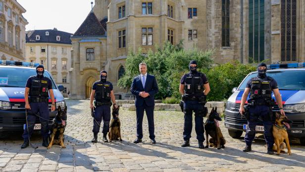 Ausbildung absolviert: Vier neue Sprengstoffhunde für Wien