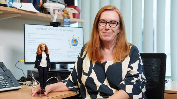 HEALTH-BRITAIN-VIRUS-US-TOYS Eigene Barbie für Impfstoff-Entwicklerin Sarah Gilbert