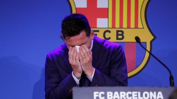 Tränen im Camp Nou: Messi sagte Adios zum FC Barcelona
