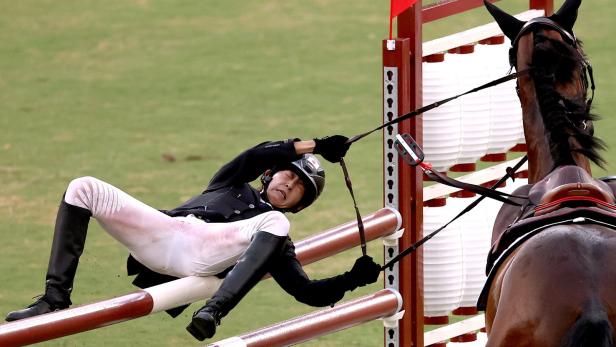 Pferde-Dramen und Weltrekord-Flut: Die besten Bilder von Olympia