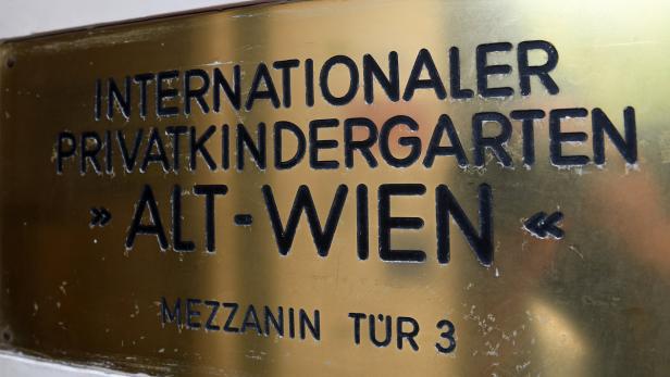 Das Logo eines &quot;Alt Wien&quot;-Kindergartens