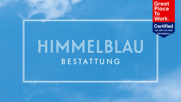 Bestattung Himmelblau als “Great Place To Work” zertifiziert