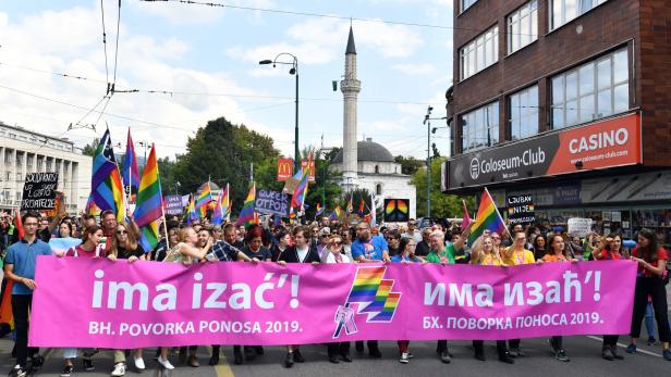 Sarajevo 2019: Bei der ersten Auflage des Sarajevo Pride lief alles ohne Zwischenfälle ab.