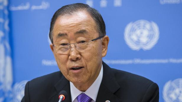 United Nations Secretary General Ban Ki-moon addre Bis Ende des Jahres ist Ban Ki-Moon als UNO-Generalsekretär noch im Amt.