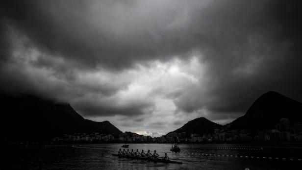 TOPSHOT-ROWING-OLY-2016-RIO-TRAINING Die Ruderer müssen sich gedulden.