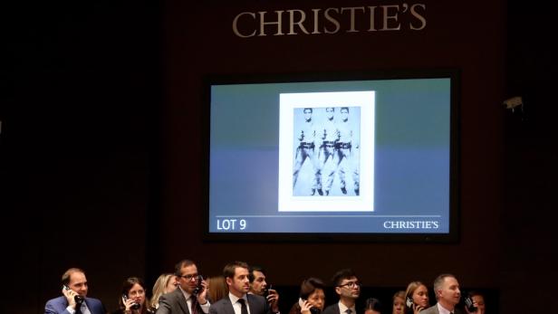USA CHRISTIES AUCTION WARHOL