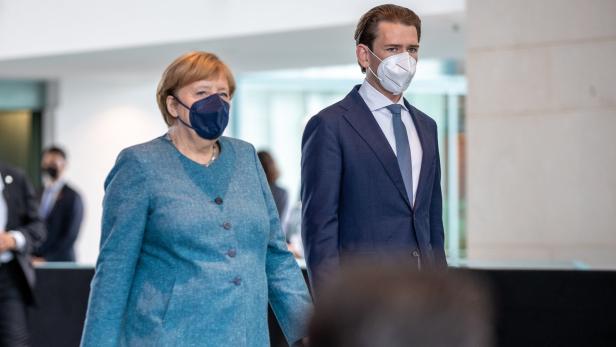 Kanzler Kurz zu Abschiedsbesuch bei "Mutti" Merkel in Berlin