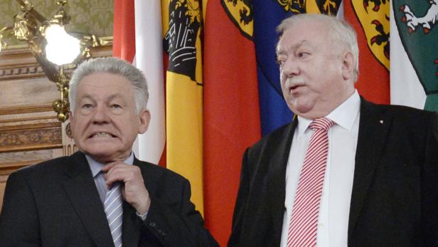 Oberösterreichs Pühringer (l.) und Wiens Michael Häupl wollen Landeshauptmänner bleiben