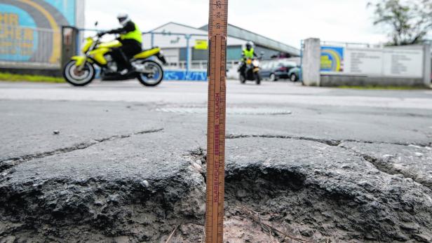 20 Prozent der Kärntner Straßen sind in schlechtem Zustand