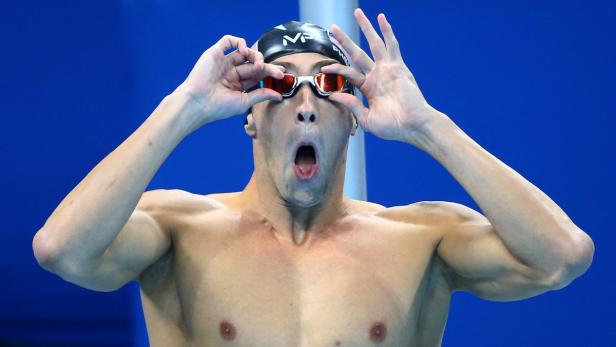 Phelps bricht alle Rekorde.