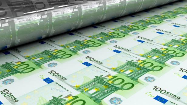 Euro bills stamp mashine