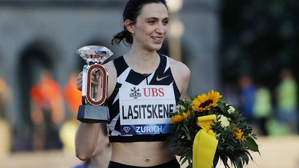 Diamond League - Zurich LA: Jahresweltbestleistung von Hochspringerin Lasizkene in Zürich