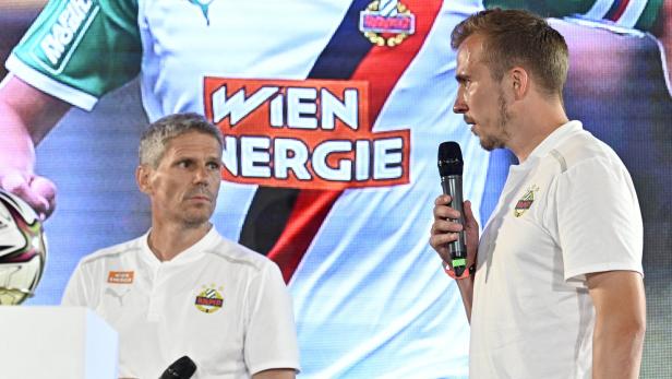 Rückschlag: Trainer Kühbauer muss weiter auf Kapitän Dibon (re.) verzichten