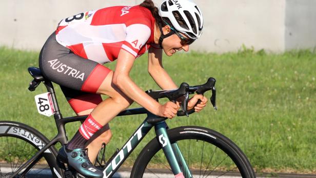Rad-Olympiasiegerin Anna Kiesenhofer bei EM auf Rang sieben