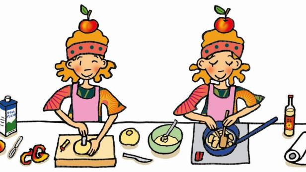 Kochen für Kinder: So gelingen dir die Apfelradeln