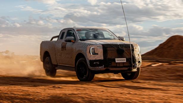 Ford zeigt Bild vom kommenden Ranger bei der Erprobung