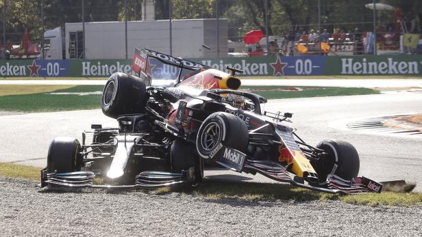 WM-Duell eskaliert: Monza-Crash zwischen Hamilton und Verstappen