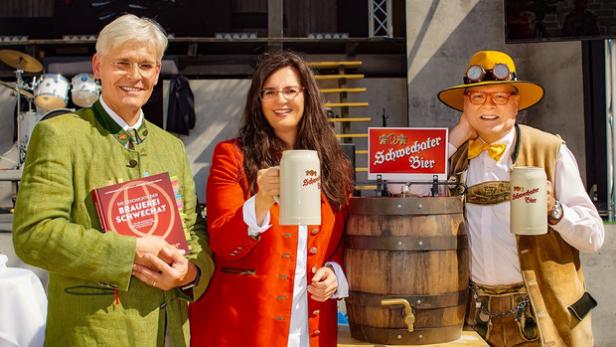 Bierige Geschichte über den Geburtsort des Lagerbieres, die Brauerei Schwechat, wurde präsentiert